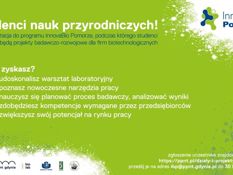 Studenci Nauk Biotechnologicznych Poszukiwani Rusza Kolejna Edycja