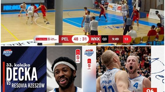 1-ligowa Decka Pelplin rozpoczęła fazę play-off i... wygrali 87:84