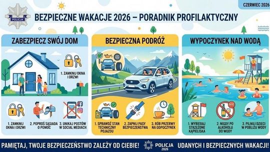 Bezpieczne wakacje 2026. Jak przygotować się do letniego wyjazdu?