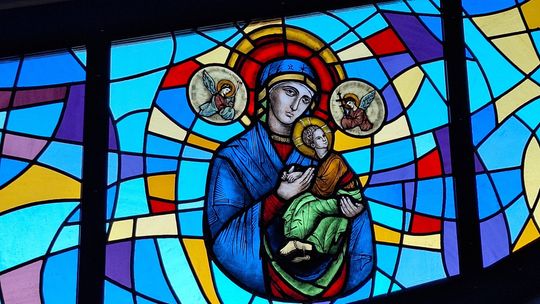 [FOTO] Nowy witraż w kościele Miłosierdzia Bożego