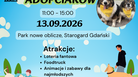 IV Piknik Adopciaków już 13 września w Starogardzie!