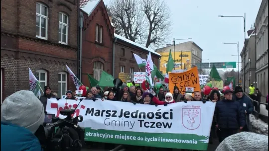 Marsz Jedności gminy Tczew. Protest mieszkańców