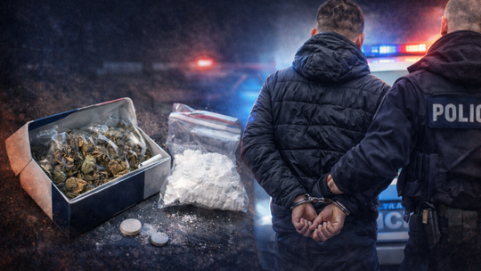 Nerwowe zachowanie zwróciło uwagę patrolu. Młody mężczyzna z narkotykami zatrzymany
