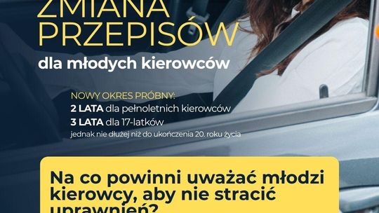 Nowe przepisy dla młodych kierowców. Na co powinni uważać, aby nie stracić uprawnień?