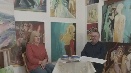 Obrazy z przesłaniem pełne symboliki i kolorów. Kawa z Gazetą Tczewską z Aleksandrą Mocny