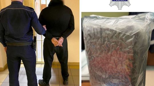 Potrącił policjanta i próbował uciec. 45-latek miał przy sobie 3 kilogramy marihuany