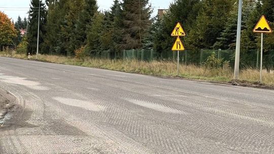 Trwa remont drogi wojewódzkiej nr 214 w Zblewie