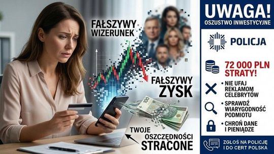Uważaj! Oszuści wykorzystują wizerunki znanych osób, aby wyłudzić pieniądze