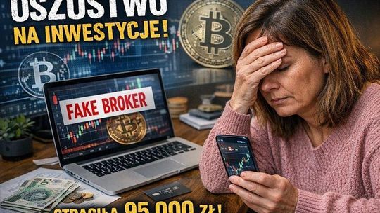 Uwierzyła w PEWNĄ INWESTYCJĘ! Straciła blisko 95 tys. zł
