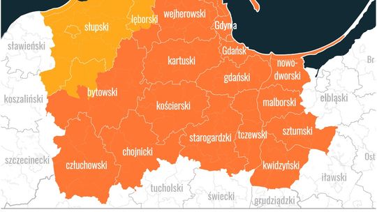 WAŻNE: Pomorski Alarm Pogodowy ostrzega przed marznącymi opadami deszczu!