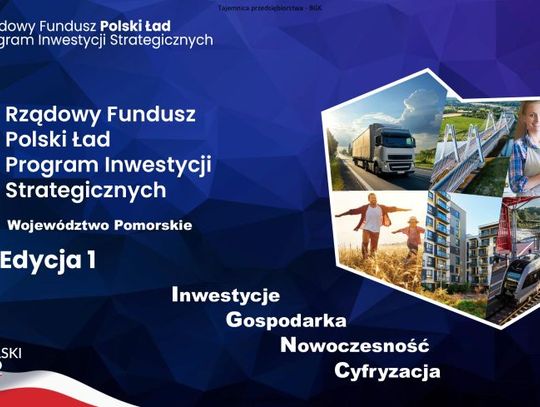 1 213 mln. zł trafi z Polskiego Ładu do samorządów z Województwa Pomorskiego