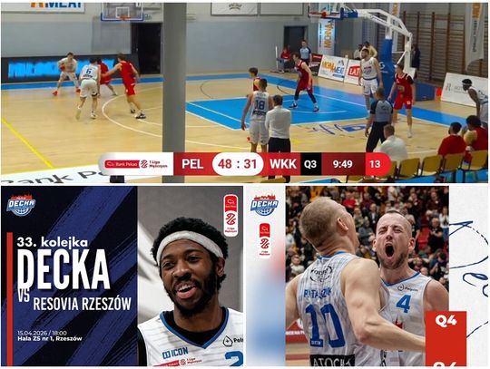1-ligowa Decka Pelplin rozpoczęła fazę play-off i... wygrali 87:84