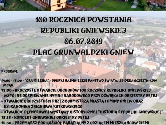 100 rocznica powstania Republiki Gniewskiej, wybory miss i koncert 