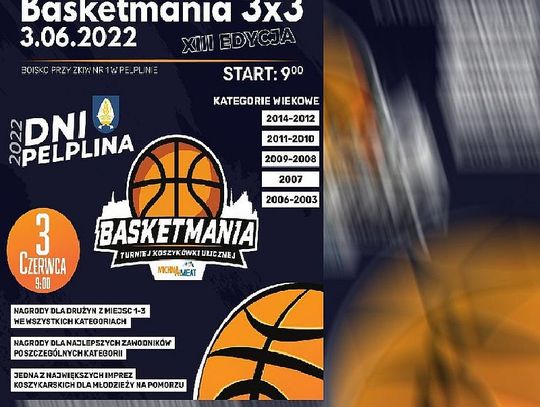 13. edycja turnieju BASKETMANIA. Zmierzą się uliczni koszykarze! UWAGA jeszcze trwają zapisy!