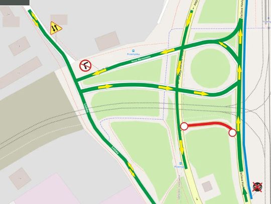 15 września nastąpią Zmiany w organizacji ruchu na al. Havla