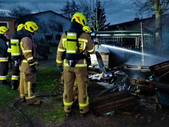 18 listopada br. doszło do pożaru budynku gospodarczego w Modrzejewie