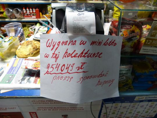 250 tys. zł w Lotto - w Tczewie nikt nie odebrał... 