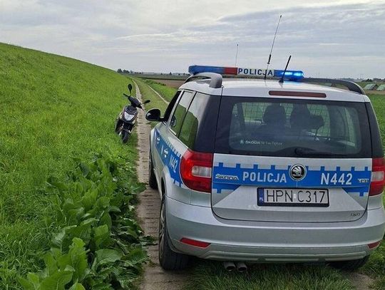 3 promile alkoholu i skuter pod ręką. Policjanci przerwali niebezpieczną jazdę
