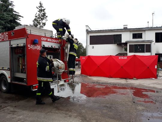 46-latek próbował ratować seniorkę z płomieni. Wejście na piętro przypłacił życiem