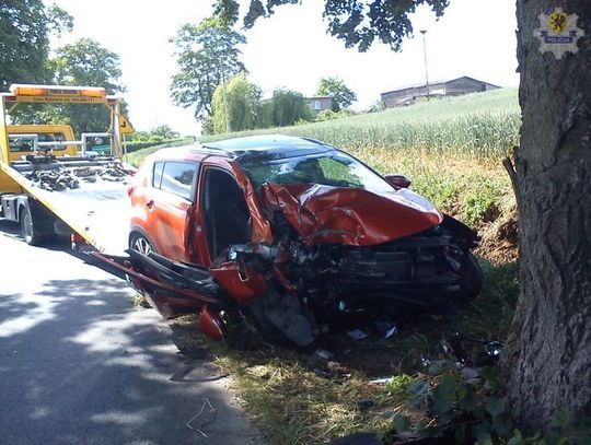 48-letnia pasażerka ciężko ranna w wypadku w Dabrówce Malborskiej