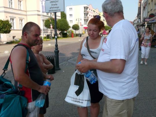Akcja &quot;Tak dla referendum&quot; w centrum Malborka