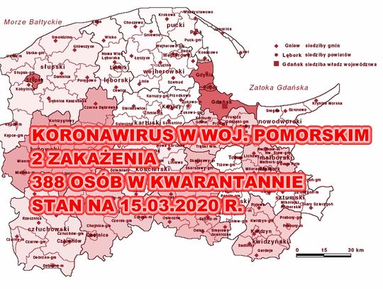 Aktualne informacje o koronawirusie w województwie pomorskim