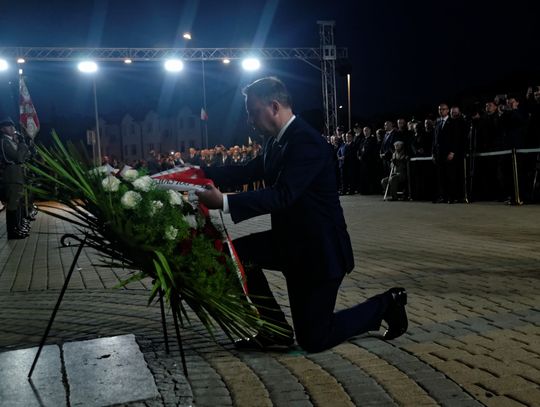  Andrzej Duda w Tczewie. Prezydent oddał hołd ofiarom wojny