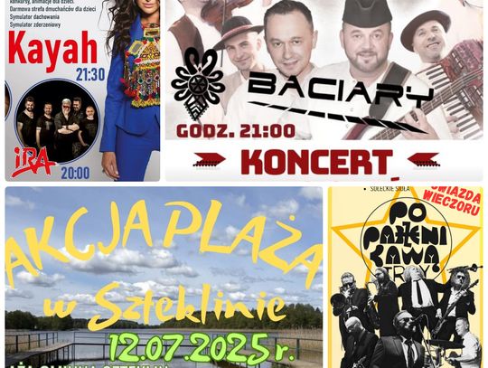 Baciary, Kayah, Łydka Grubasa, Ira i Poparzeni Kawą Trzy! Nadchodzą ciekawe wydarzenia!