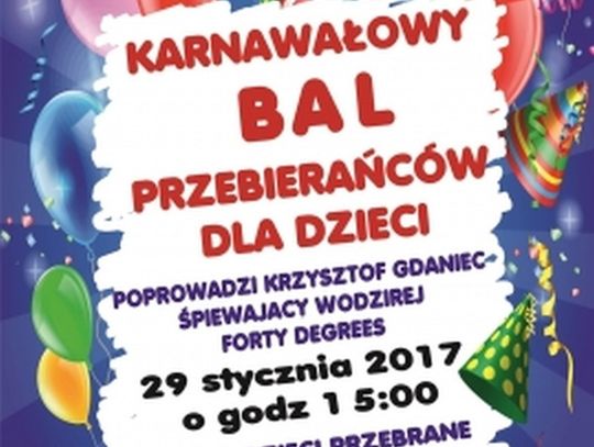 Bal przebierańców dla dzieci