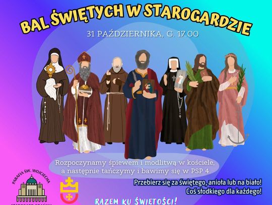 Bal Świętych w Starogardzie Gdańskim