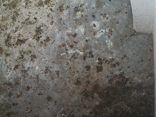 Balkon w gołębich odchodach