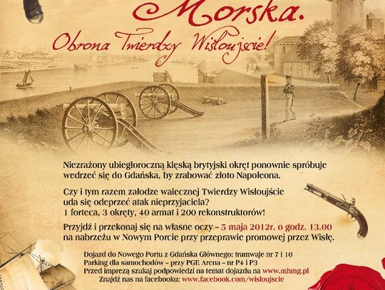 Będzie Bitwa Morska o Twierdzę Wisłoujście