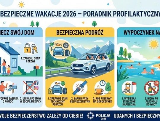 Bezpieczne wakacje 2026. Jak przygotować się do letniego wyjazdu?