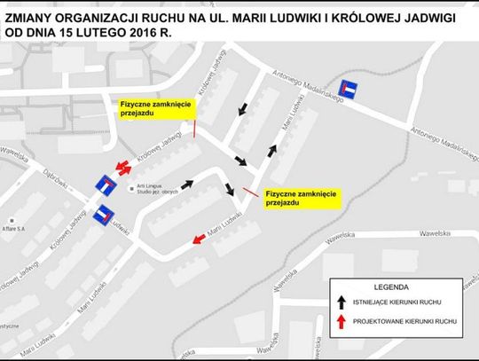 Bezpieczniej na Marii Ludwiki i Królowej Jadwigi