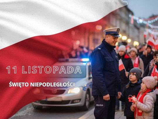 Bezpieczny 11 listopada – policjanci czuwają razem nad Świętem Niepodległości