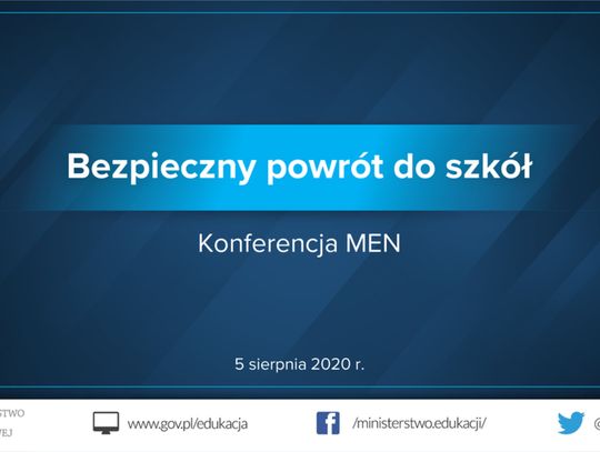 Bezpieczny powrót do szkół