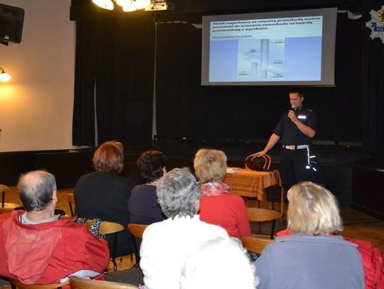 Bezpieczny Senior - wykład dla słuchaczy uniwersytetu III wieku