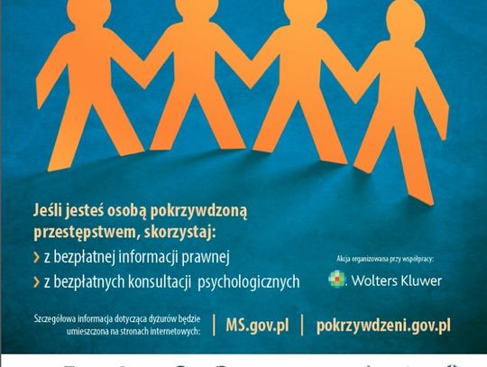 Bezpłatne porady prawne w ramach Tygodnia Pomocy Ofiarom Przestępstw