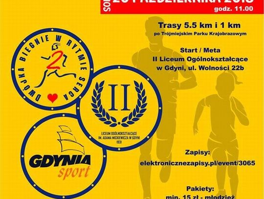 Bieg charytatywny dla Pauliny i Konrada. Pobiegnij z Dwójką w rytmie serca.