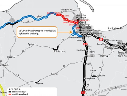 Budowa drogi S6. Nabór ofert zakończony 