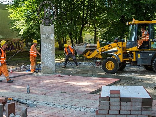 Budują deptak w Wejherowie