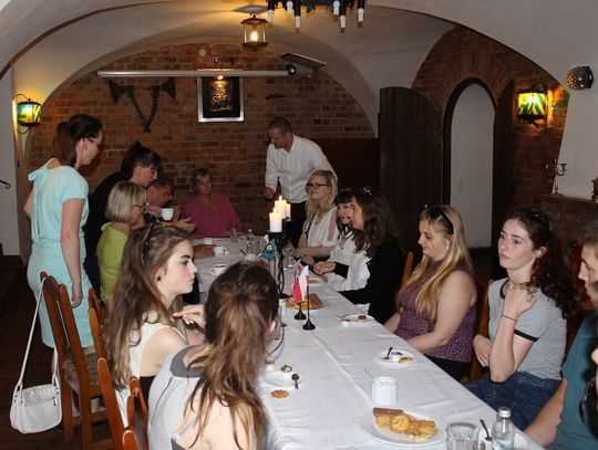 Burmistrz Skarszew powitał studentów z Anglii