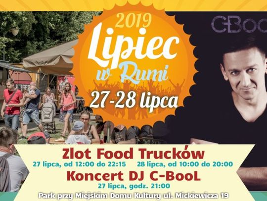C-Bool i food trucki na zakończenie "Lipca w Rumi"