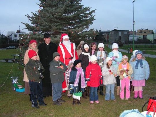 Choinka z Mikołajem na Górkach