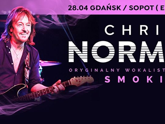 Chris Norman wokalista zespołu Smokie wystąpi w Trójmieście