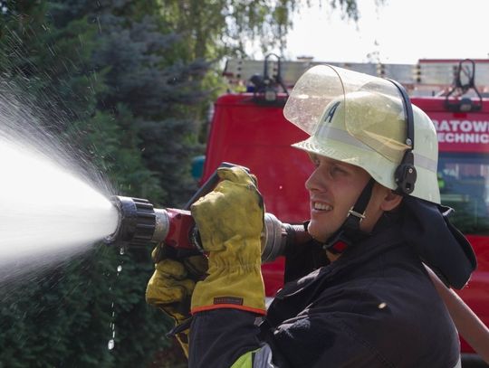 Ćwiczenia Ochotniczej Straży Pożarnej na terenach PKP S.A. w Chojnicach