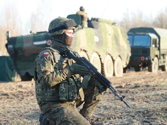 Ćwiczenia wojskowe na terenie północno - wschodniej Polski