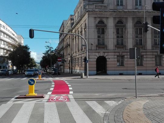 Czerwono na przejazdach rowerowych