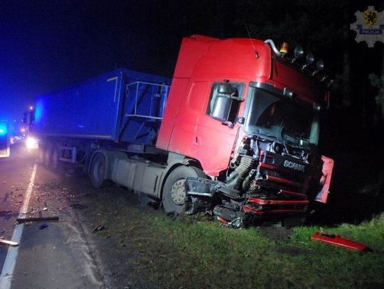 Czołowe zderzenie na DK22