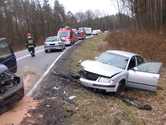 Czwórka rannych trafiła do szpitala